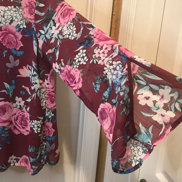 NWT Love Scarlett Long Sleeve Blouse Sz Large - Picture 4 of 7